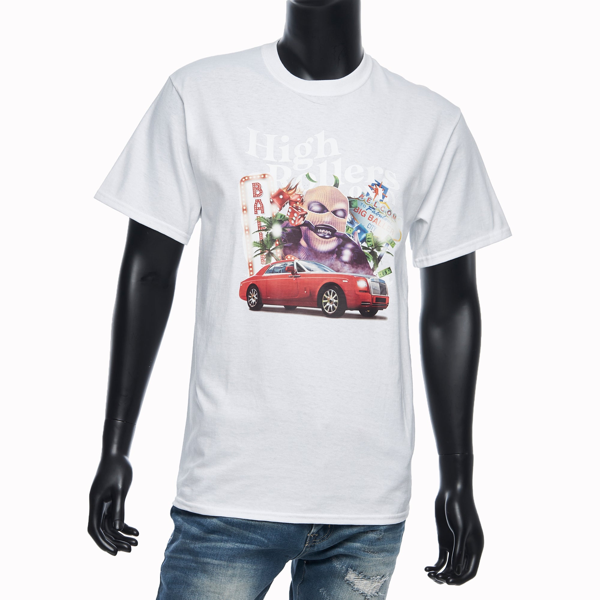 High Rollers Only Tee (White)