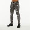 Premium Basic Distressed Skinny Jeans (Ice Black)