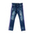 Premium Striped Jean (Medium Blue/Purple)
