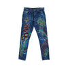 Premium DSTRKT Denim Jean w/Graphic &amp; Embroidery (Midnight Blue)