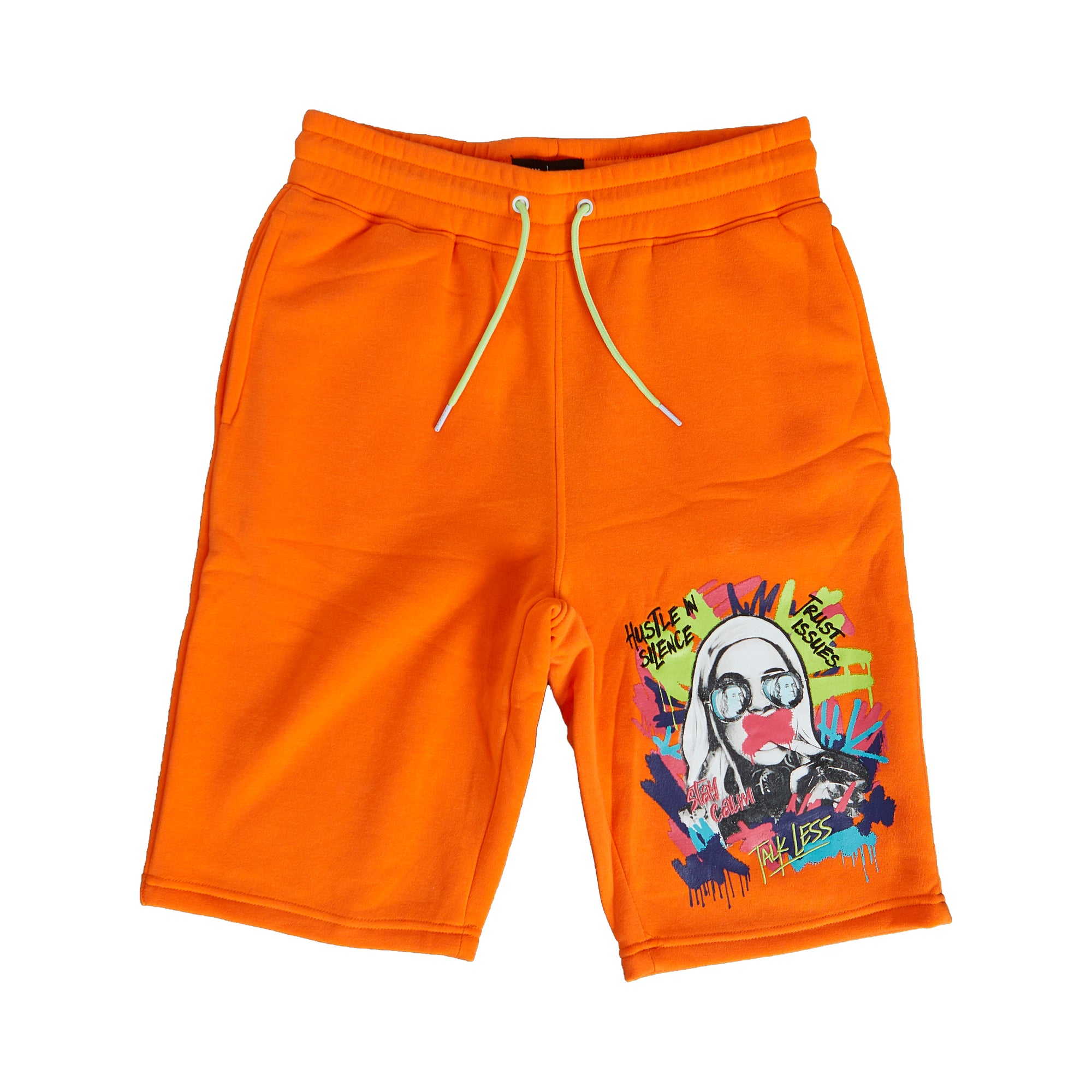 Girl w/ Shades Shorts (Orange)