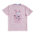 Lucky Charm Embroidered Tee (Bubble Gum)