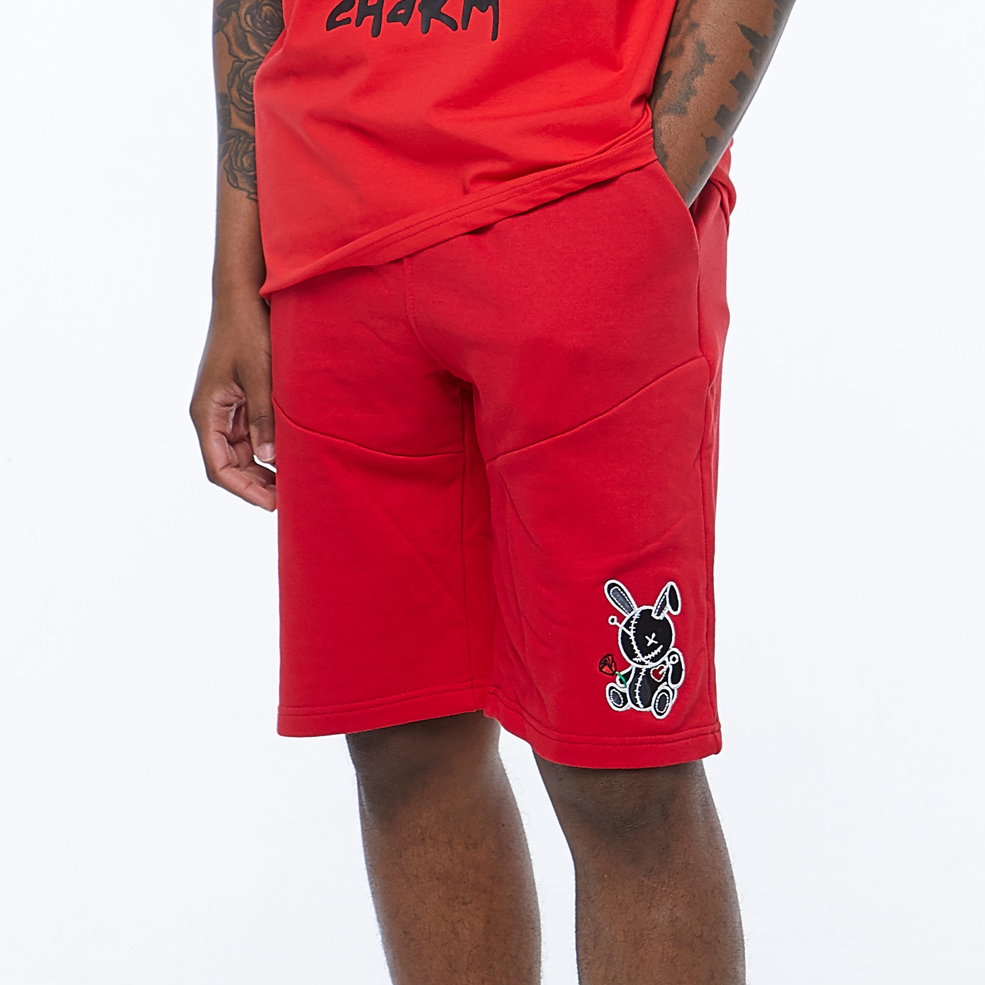Premium Lucky Charm Shorts (Red) - Culture Code
