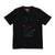 Lucky Charm Embroidered Tee (Black/Black)